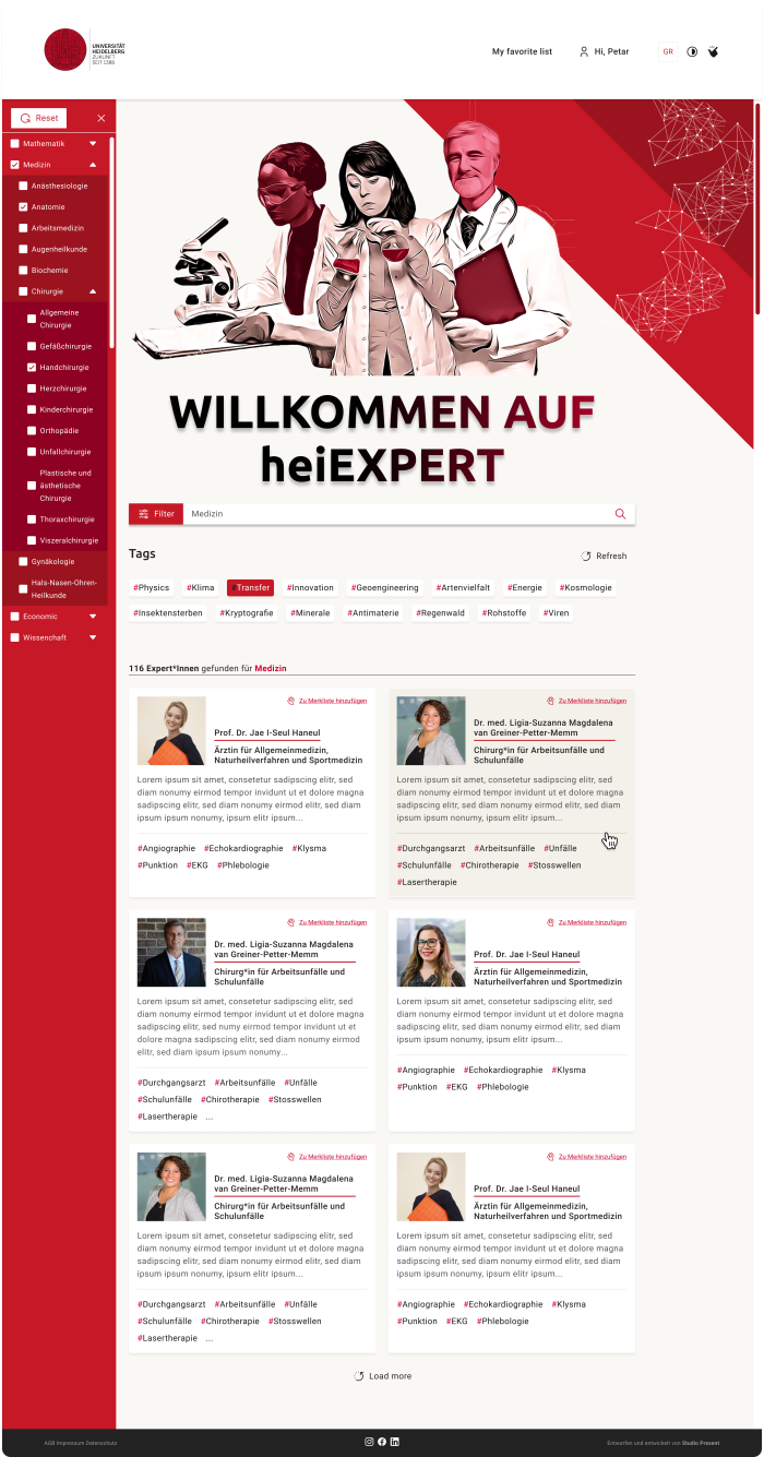 HeiExperts - Heidelberg University project